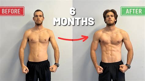6 month transformation skinny to muscle|SKINNY TO MUSCLE 6 MONTHS BODY .